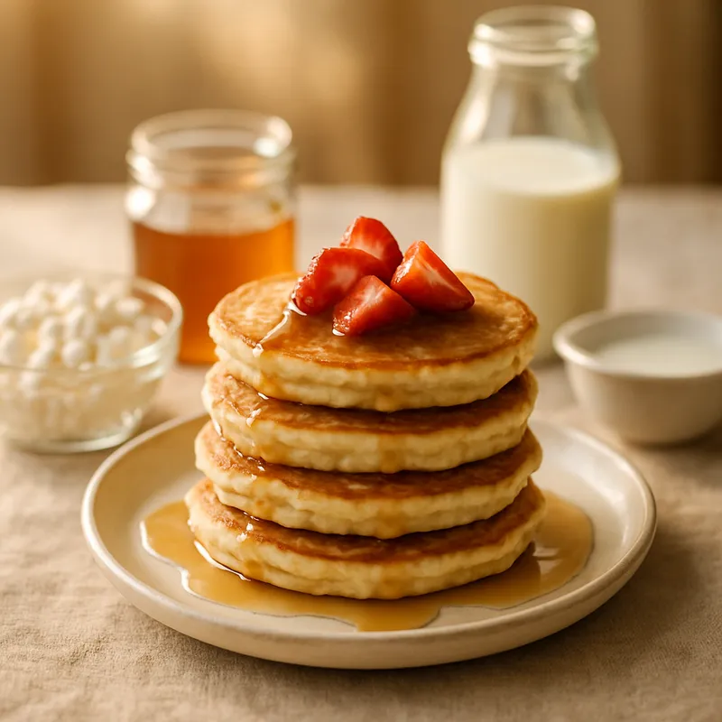 Wholesome Cottage Cheese Pancakes