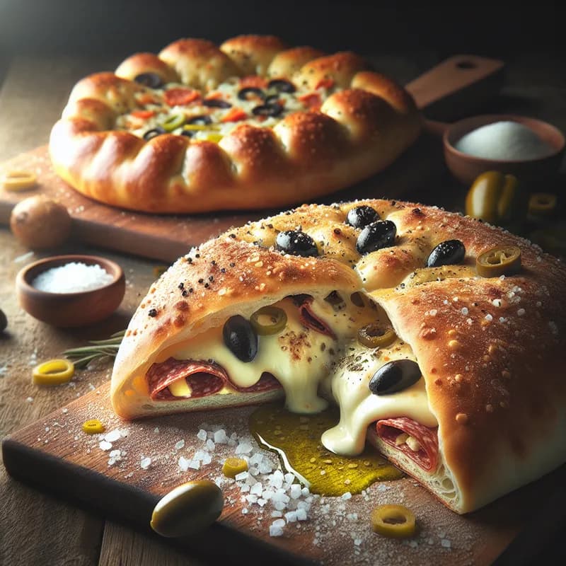 Flavorful Focaccia and Calzone Combo