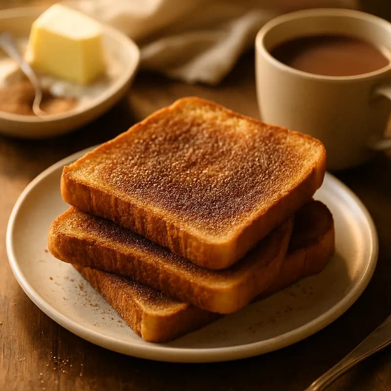Nostalgic Cinnamon Sugar Toast