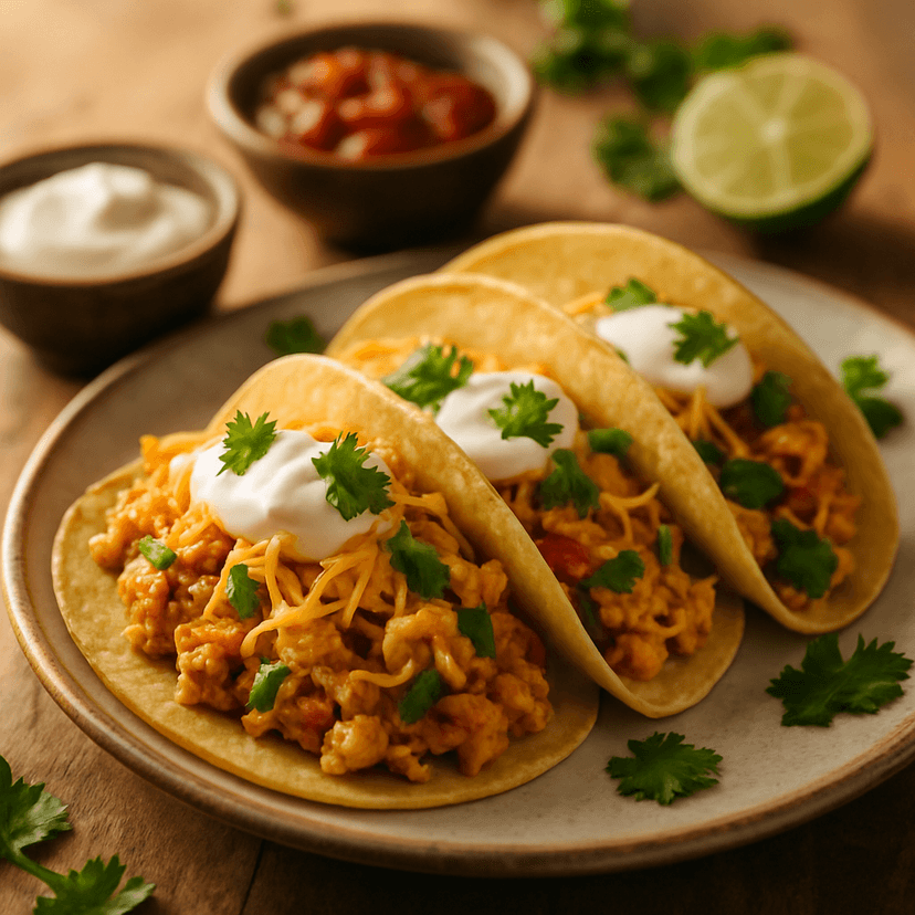 Savory Canned Chicken Tacos