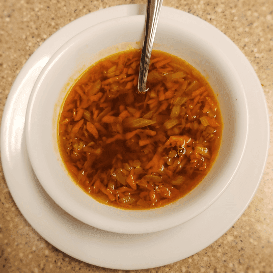 Hearty Carrot Lentil Broth