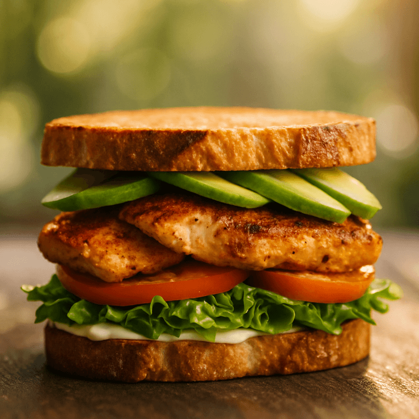 Smoky Chipotle Chicken Avocado Sourdough Sandwich