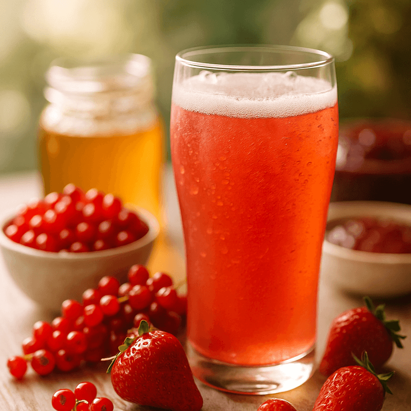 Red Currant Strawberry Hydromel