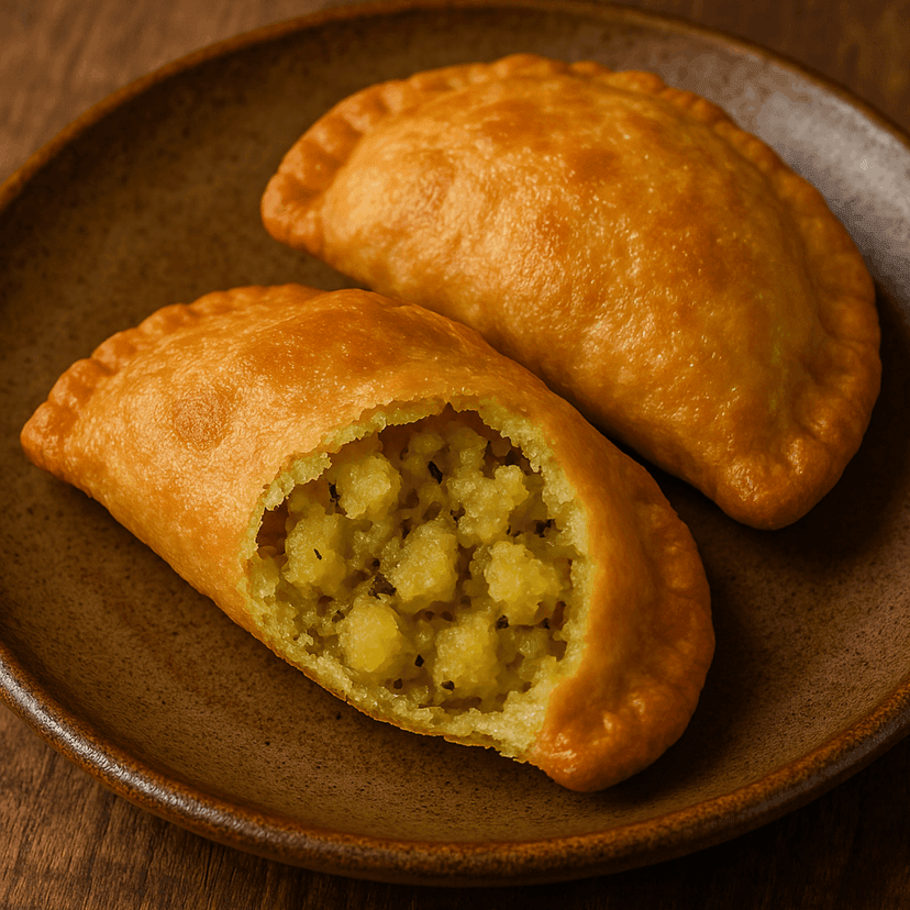 Spiced Aloo Pie with Crispy Golden Crust
