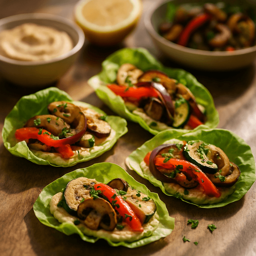 Garden-Fresh Grilled Veggie Wraps