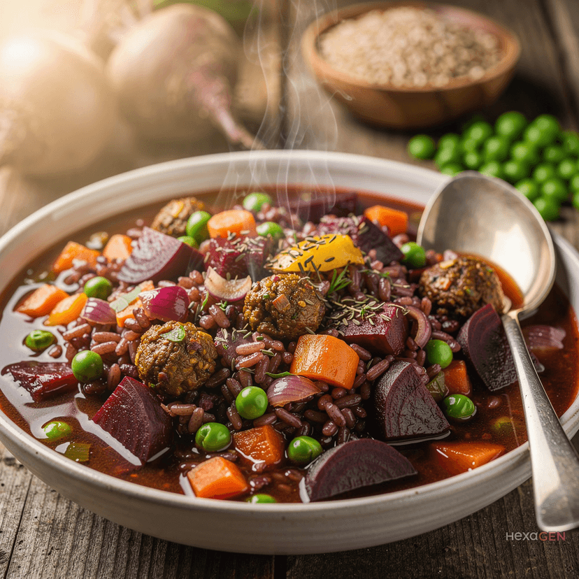 Rustic Three-Pea Comfort Soup