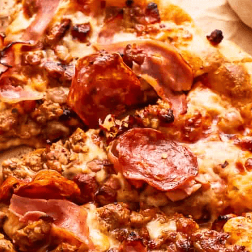 Smoky Meat Lovers’ Fiery Pizza