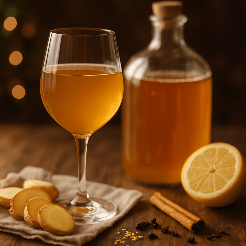 Spiced Ginger Root Mead