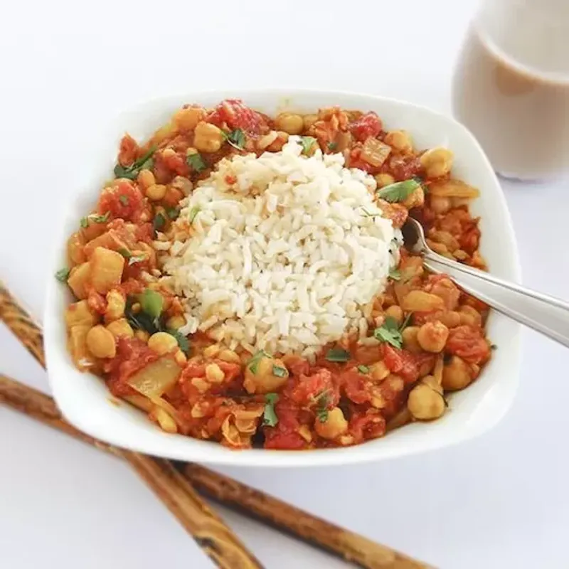 Tomato and Chickpea Curry