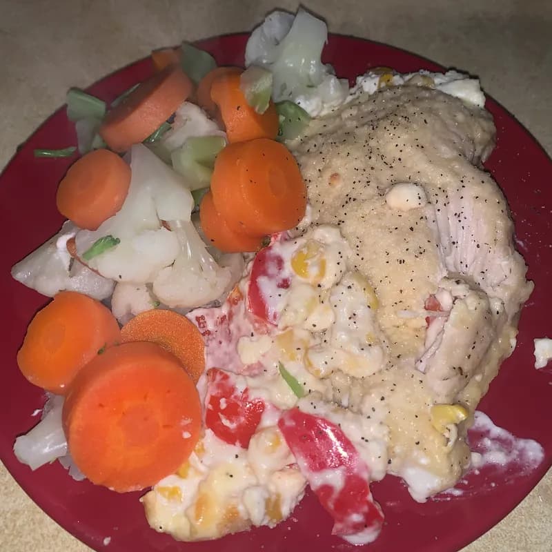 Creamy Stuffed Chicken Medley