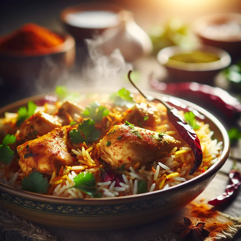 Fragrant Spice Chicken Biryani
