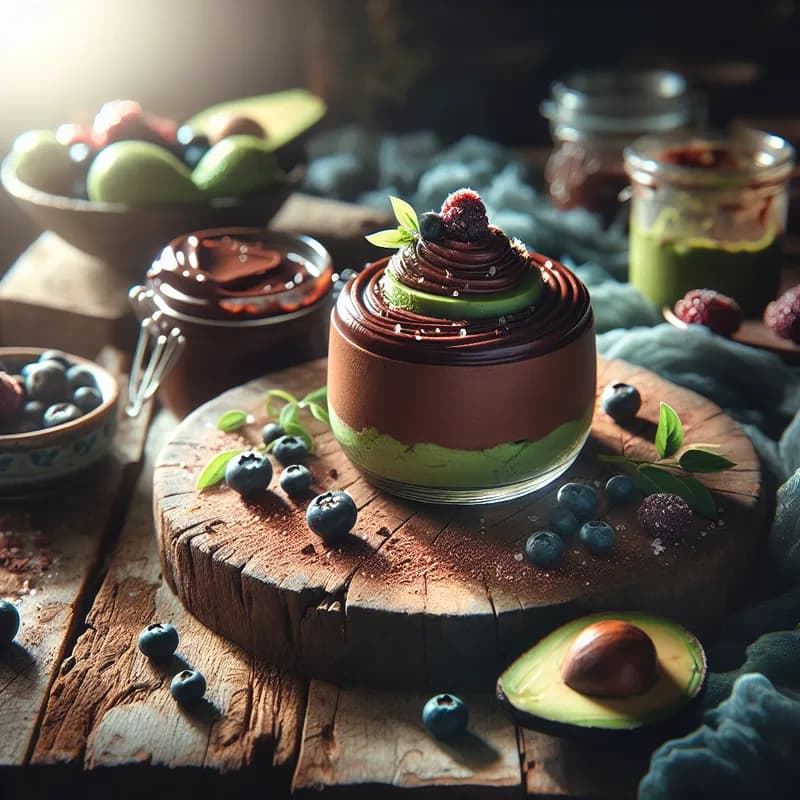 Velvety Vegan Chocolate Avocado Mousse