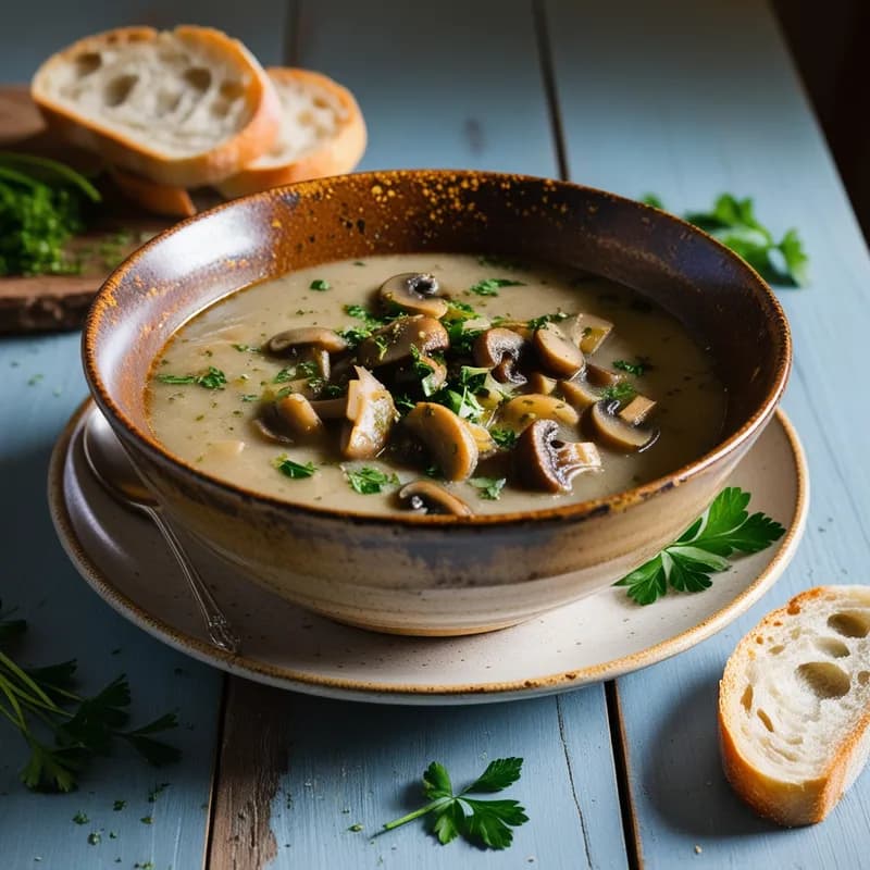 Heartwarming Hungarian Mushroom Soup