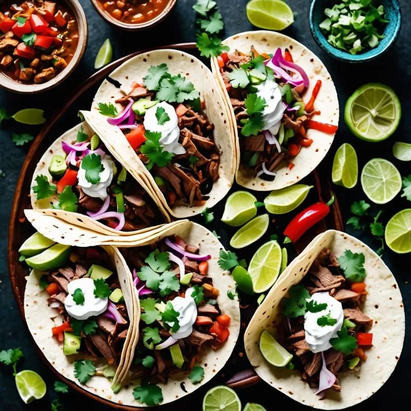 Flavorful Tacos Árabes