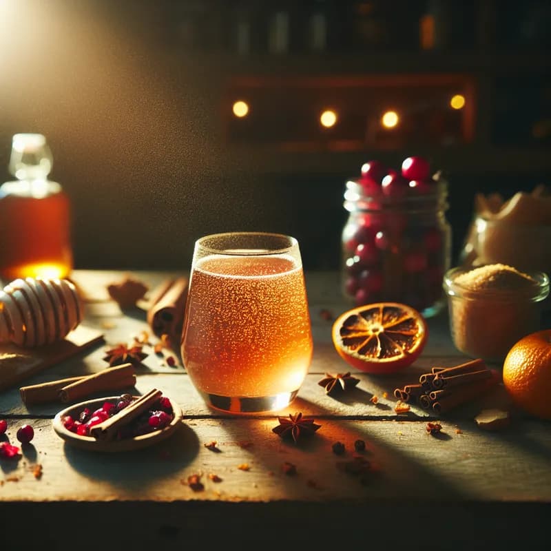 Spiced Cranberry Orange Mead