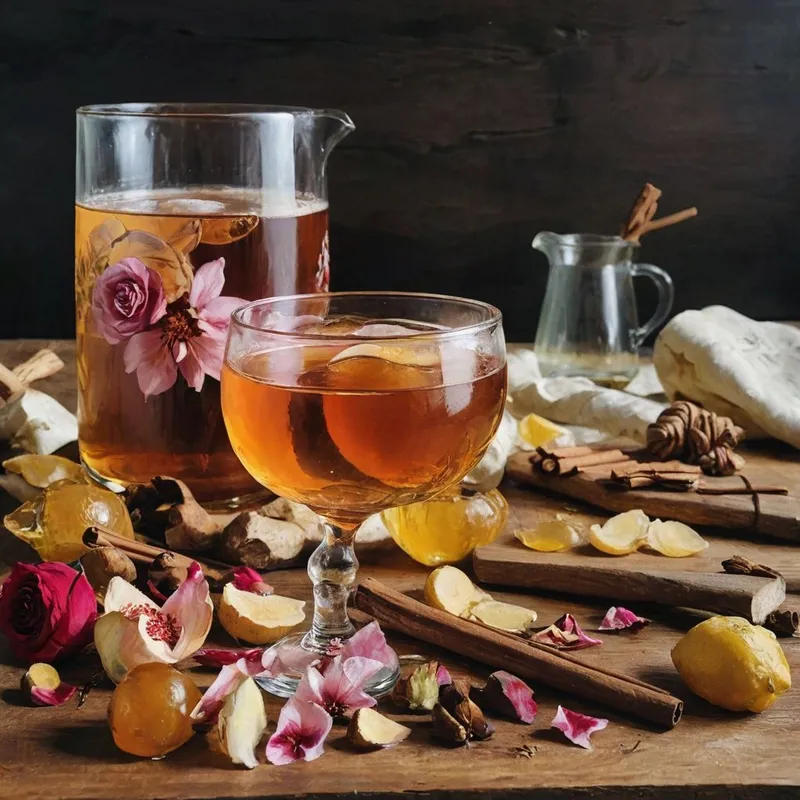 Rose Petal Ginger Cinnamon Rhodomel