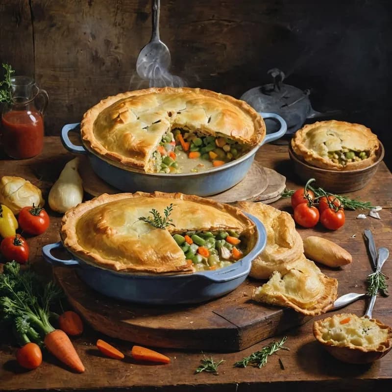 Dutch Oven Chicken Pot Pie