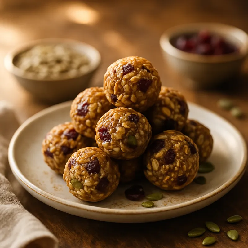 Cinnamon Sunflower Seed Energy Bites